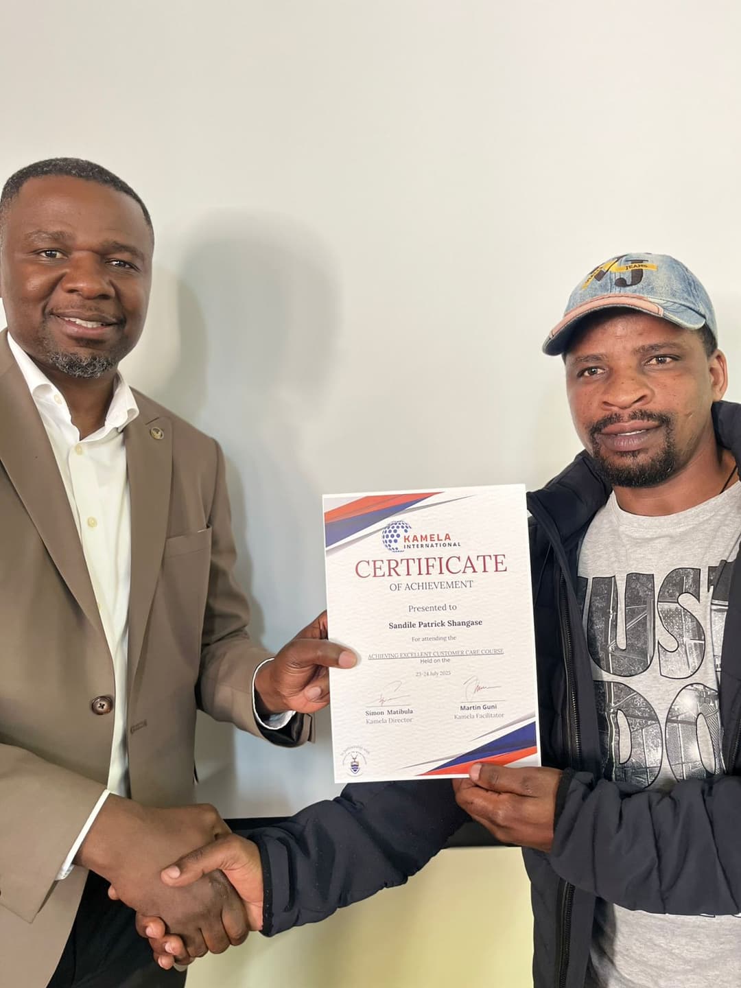 Graduation and Certification Ceremony